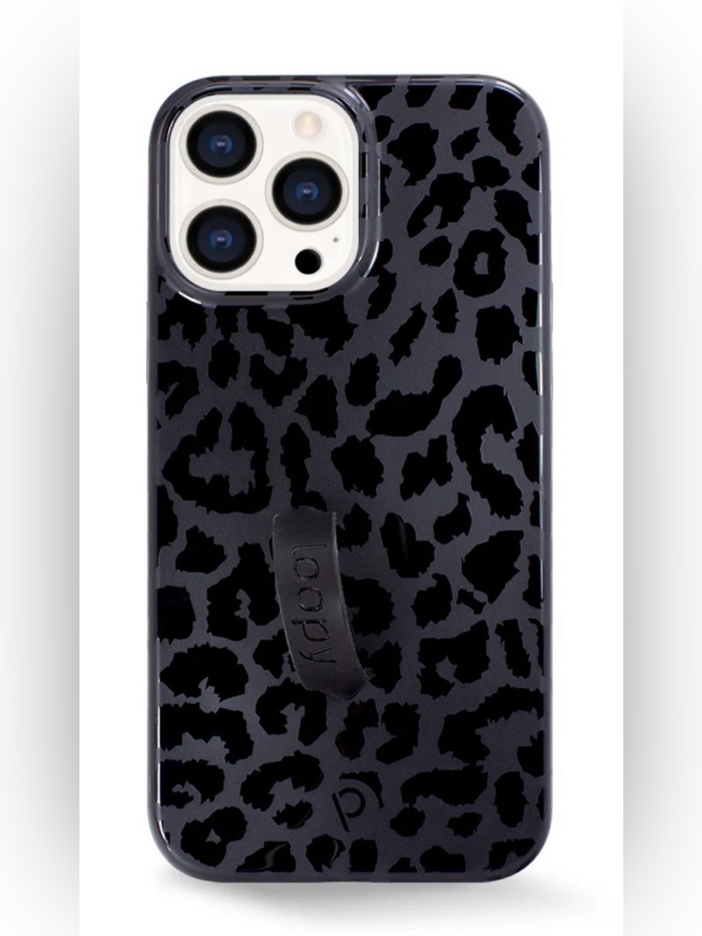 Midnight Leopard Loopy Case for iPhone 13 Pro Max